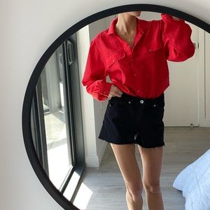 Vintage Bomber Blouse